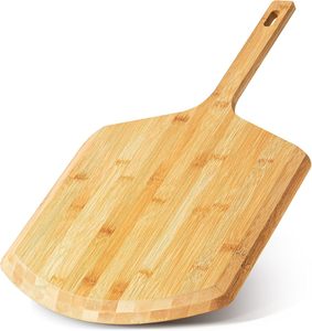 Planche à pizza en bambou naturel, planche à découper en bois naturel, plateau de service pour la maison, les restaurants, vente en gros - Product Image 4