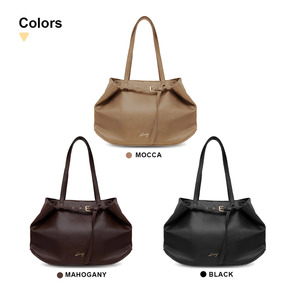 Bolso Hody RUELLE de Piel Sintética Premium con Cierre de Cremallera, Dos Asas, Impermeable, Correa de 18 Pulgadas (70 cm), para Compras Diarias - Product Image 2