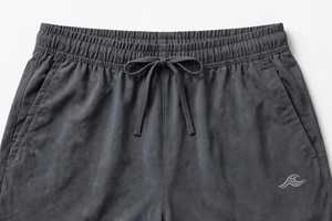Shorts de Baño Casuales para Hombre, de Poliéster, Color Sólido, con Cierre de Cordón en la Cintura Media, Transpirables, con Detalle Bordado, para Uso en la Playa en Verano - Product Image 6