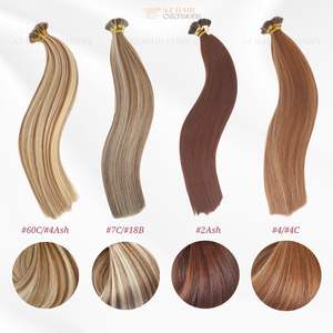 En gros Double Dessiné Nano Anneau Cheveux Cuticule Aligné Remy Pré Collé Nano Pointe Extensions de Cheveux Humains Longue Tenue - Product Image 3
