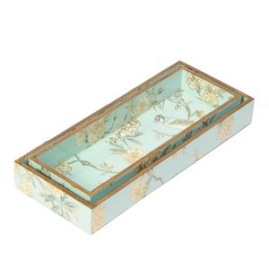 Ensemble de plateaux décoratifs rectangulaires modernes en MDF, gravés, de luxe, pour servir et ranger, pour la maison et la salle à manger - Product Image 2