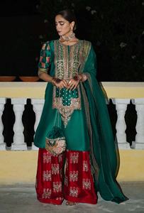 Salwar Kameez pour femmes de qualité supérieure, couleur violette, pour les occasions de mariage et de plage - Tissu en viscose, évacuation de l'humidité, séchage rapide - Product Image 6