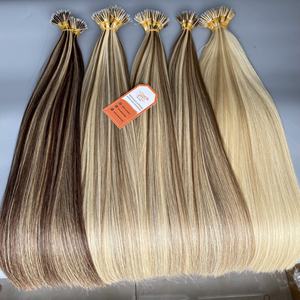 Cuticule vierge 100% populaire du vendeur alignée Remy kératine Nano pointe Extensions de cheveux humains vietnamiens grand vendeur - Product Image 3