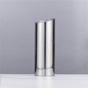 Decorative Iron <b>Flower</b> Vase For Contemporary Interiors Ideal For Tabletops Shelves Mantels And Office <b>Display</b> Spaces - Product Image 2