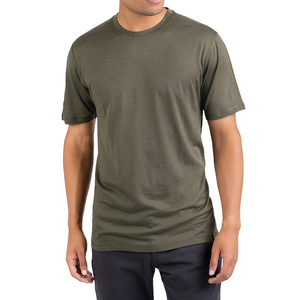 Camiseta larga para hombre, estilo casual, moderno, urbano, corte ajustado y holgado, transpirable, de algodón, cómoda. - Product Image 1
