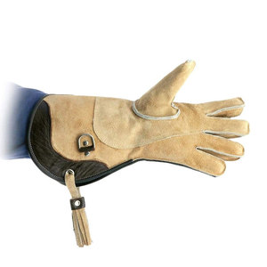 Gants de fauconnerie en cuir, nouveau design, vente en gros, produits de chasse, tendance du moment - Product Image 1