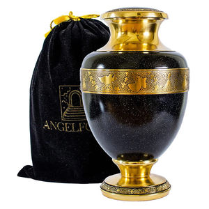 European Style Aluminum Metal Cremation Urns for Pet and Human Ashes Eco-Friendly Customizable Wholesale Funeral Keepsake - Product Image 6