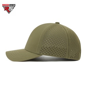 Gorra de Béisbol Rohzen Sports Verde Oliva de 6 Paneles, Transpirable, Impermeable, de Malla Ajustable, Unisex, Informal para Exteriores, 100% Poliéster - Product Image 4