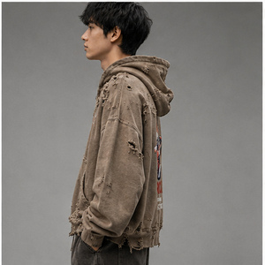 เสื้อฮู้ดดี้ยูนิเซ็กซ์ขายดี ทรงวินเทจ ผ้าฝ้าย 100% ซักนุ่ม สวมใส่สบาย แฟชั่นลำลอง ไซส์ใหญ่พิเศษ เหมาะสำหรับฤดูหนาว - Product Image 2