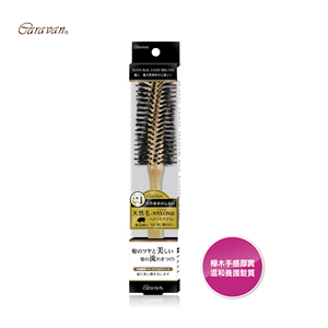 En bois de hêtre entretien cheveux mélangés brosse ronde - Product Image 1