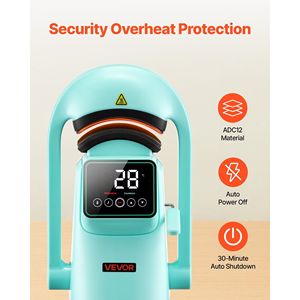 เครื่องรีดร้อนอัตโนมัติสำหรับหมวก 2 หัวรีดแบบเปลี่ยนได้ เปิด-ปิดอัตโนมัติ หน้าจอสัมผัส ตั้งเวลาได้อย่างแม่นยำ สำหรับหมวกแบบกำหนดเอง - Product Image 5