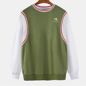 Sweat-shirt léger fabriqué en usine, en coton mélangé, au toucher doux et à la coupe décontractée, idéal pour les sorties décontractées. - Product Image 1