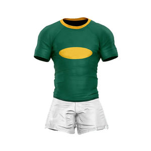 เสื้อรักบี้ผ้าฝ้ายแท้ 100% ขายส่ง แห้งเร็ว หนัก 320gsm ปรับแต่งโลโก้ปักได้ แบบดั้งเดิม - Product Image 2