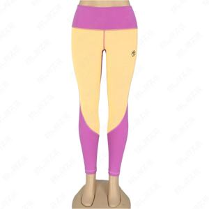 Blaze Fight Wear personalizado de cintura alta transpirable cintura elástica Yoga Leggings de talla grande de secado rápido antiestático - Product Image 2