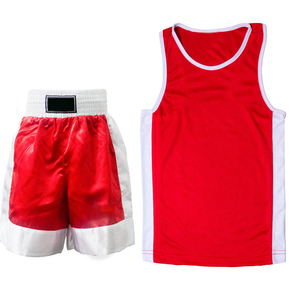 ชุดยูนิฟอร์มชกมวยเด็ก 2 ชิ้น ชุดน้ำหนักเบา ระบายอากาศได้ดี ผ้าสวมใส่สบาย ชุดยูนิฟอร์มชกมวย - Product Image 5