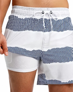Pantalones Cortos Deportivos para Hombre, Color Sólido, Logotipo Frontal, Cintura Media, Cierre con Cordón, Secado Rápido, Transpirables, Casuales, de Lona - Product Image 4
