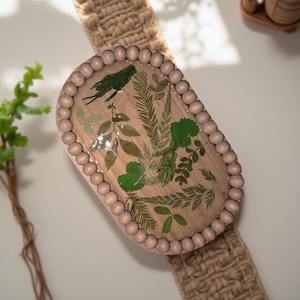 Juego de bandejas de madera hechas a mano, forma personalizada, ecológicas para el hogar y la cocina, de la India. - Product Image 2