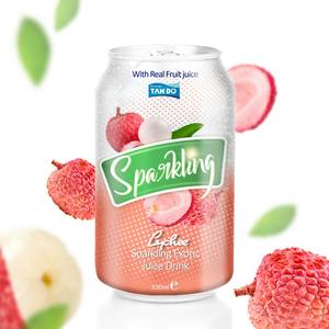 Jugo Gasificado OEM 330ml Sin Azúcar, Sabores Fruta de la Pasión, Tamarindo, Melocotón, Piña, Lichi, Muestra Gratis, Diseño Personalizado - Product Image 2