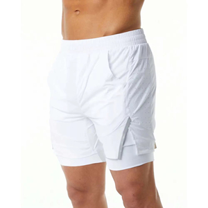 Pantalones Cortos de Verano para Hombre con Cordón Ajustable y Logotipo Personalizado, Pantalones Cortos Casuales de Algodón Suave para Comodidad y Estilo Diarios - Product Image 3