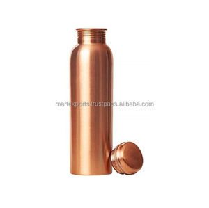Bouteille d'eau en cuivre faite à la main de qualité supérieure, eau bouillante de luxe durable et écologique, sans danger pour un usage quotidien, verres traditionnels - Product Image 5