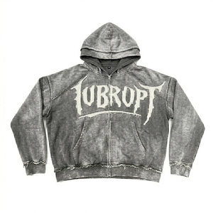 Sudadera con Capucha Negra Desgastada Personalizada de Micah Corporation, Unisex, 100% Algodón, Sudadera Gráfica de Invierno, Chaqueta con Capucha - Product Image 4