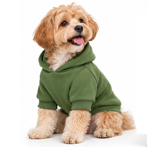 Custom Dog <b>Hoodies</b> 400 GSM Cotton Fleece Warm Pet Clothing OEM ODM Custom Sizes Bulk Orders Factory Direct Cozy Fit Custom Style - Product Image 1