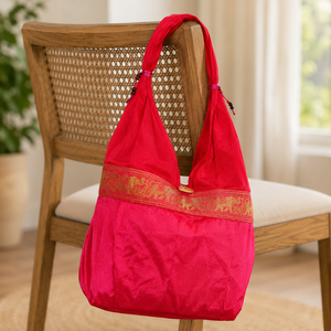 Ready Stock Hemp Unisex Jhola <b>Bag</b> | Multi Colored Natural Quality Hemp Shoulder <b>Bag</b> with Size Options Available for Daily Use - Product Image 3