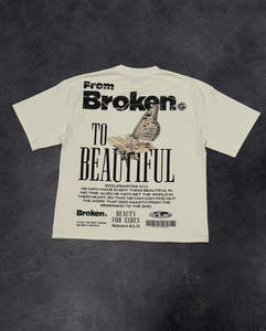 T-shirt graphique décontracté respirant pour l'été, motif rose et papillon, modèle basique - Product Image 3