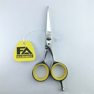 Tijeras de corte de pelo de peluquero de acero inoxidable de alta calidad, venta al por mayor, reposapiés ajustable y tornillo, suministros de salón de belleza - Product Image 1