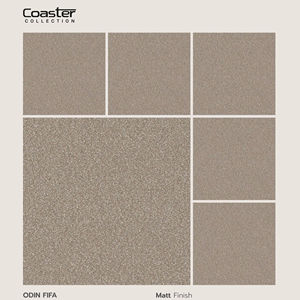 Baldosa de porcelana mate esculpida de 600x600 mm diseñada para introducir una claridad de profundidad controlada y un rendimiento de suelo confiable. - Product Image 1