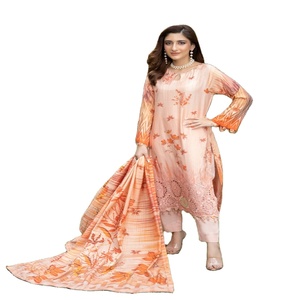 Trajes Punjabi para mujeres Ropa diaria Ropa india de Pakistán Viscosa Salwar Kameez por Linen DR Haris Factory Mejor precio - Product Image 1