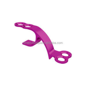 Plaque laminée postérieure en titane à double trou latéral pour système de fixation de la colonne vertébrale postérieure, implant orthopédique de stabilisation et de fusion - Product Image 4