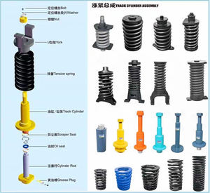 China fabrica excavadora pista ajustador retroceso resorte cilindro montaje clave construcción maquinaria pieza - Product Image 5