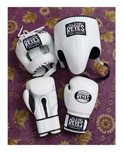 ชุดอุปกรณ์ป้องกันศีรษะและอวัยวะเพศชายแบบมีสายรัด พร้อมนวมชกมวย MMA หนังคุณภาพพรีเมียมสไตล์เม็กซิกันแบบสั่งทำพิเศษ - Product Image 1