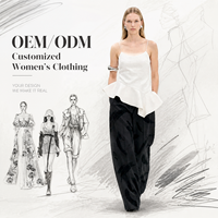 Nouvelle Collection – Top Camisole Femme Sexy Blanc à Bretelles Fines, Volants et Ourlet Peplum Asymétrique Tissé – Idéal Été – Vente en Gros Personnalisée