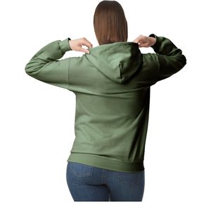 Sweat à capuche polaire mi-lourd pour adulte avec poche kangourou avant, cordon de serrage réglable, ourlet et poignets côtelés pour le quotidien - Product Image 2