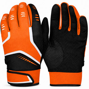 Guantes de Bateo de Béisbol de Cuero Ecológico de Alta Calidad, Transpirables, Antideslizantes, Duraderos, Diseño Personalizado, Profesionales, para Deportes de Equipo - Product Image 5