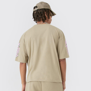 Camiseta de Algodón con Logotipo Personalizado, Estilo Urbano, Unisex, Informal, al por Mayor, Marca Privada - Product Image 6