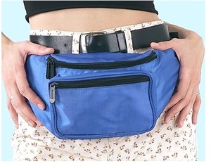 Sac banane imprimé camouflage avec fermeture éclair, imperméable, en nylon écologique, pour course, randonnée et voyage en extérieur - Product Image 4
