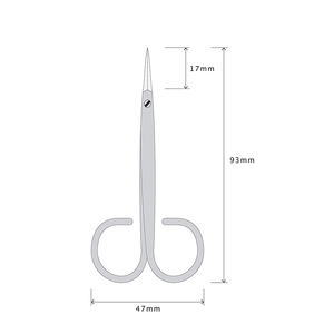 Ciseaux à cuticules de qualité supérieure, lame tranchante, outil de manucure pour le soin des ongles, la coupe et l'entretien des cuticules - Product Image 2