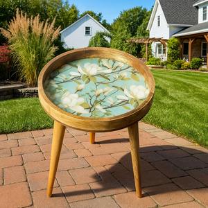 Mesa de Centro de Madera Ecológica Hecha a Mano con Acabado Natural - Product Image 2