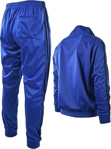 Ensemble de survêtement en molleton unisexe pour l'hiver, 2 pièces, fermeture éclair intégrale, jogging, 100% coton, vêtements de sport HI - Product Image 4