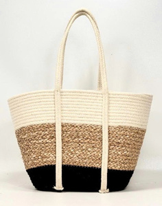 Cesta Trenzada Hecha a Mano de Primera Calidad, Cesta de Almacenamiento Tejida Natural, Organizador Decorativo Ecológico para Compradores Mayoristas - Product Image 3
