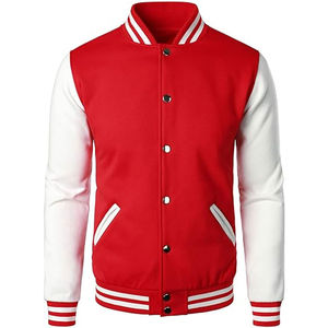 Chaqueta Varsity Clásica Personalizada, Estilo Bomber, Forro Polar, Uniforme Escolar de Béisbol - Product Image 1