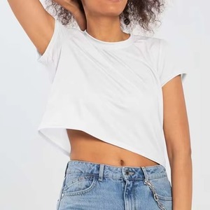 Camiseta Clásica Blanca para Hombre, Manga Corta, Cuello Redondo, 100% Algodón Jersey, Corte Regular, Color Sólido, Estilo Básico - Product Image 5