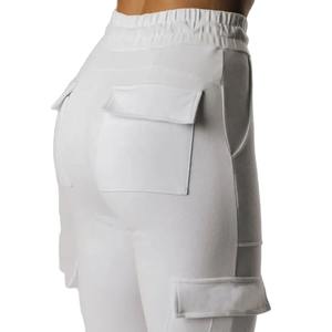 Pantalones cargo para mujer 2026, pantalones jogger de moda para mujer, joggers de cintura alta, pantalones deportivos de lona de la mejor calidad con estilo frontal - Product Image 2