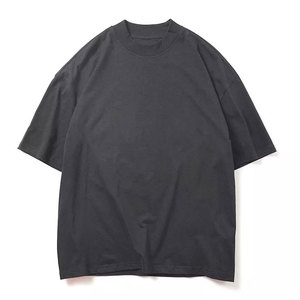 <b>Plain</b> 100% Cotton Unisex High Quality <b>Tshirts</b> for Men Printing T Shirt With Logo Drop Shoulder Heavyweight Vintage T-Shirt - Product Image 4