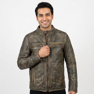 OEM Service Design High Quality Leather Collar Coat <b>Pilot</b> <b>Jacket</b> for Men Fashionable Plus Size <b>jacket</b> for men - Product Image 5