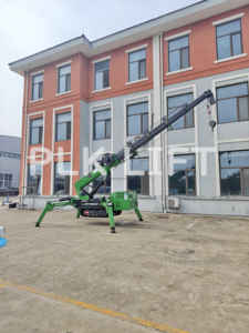Spinnen kran 3 Tonnen Raupen kran 21M Arbeitshöhe Kletter spinnen kran für die Glas installation - Product Image 6