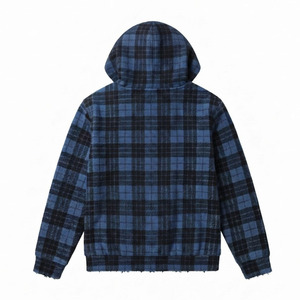 Sweat à capuche unisexe personnalisé brodé zippé en maille gaufrée 100 % coton, respirant, effet vintage délavé et vieilli, coupe oversize pour l'automne - Product Image 2
